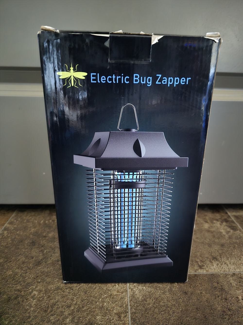 Electric Bug Zapper Lantern - Black - Unbranded